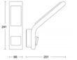 Светильник с датчиком движения Steinel XLED slim anthracite. Фото-4